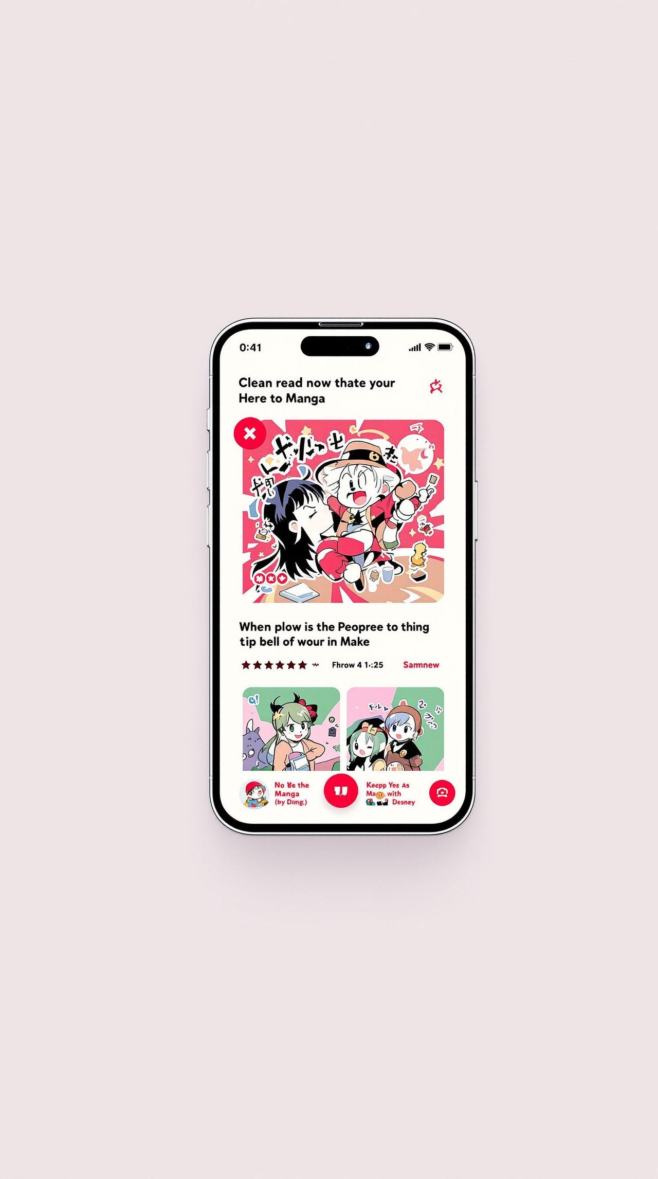 双男主漫画APP首页界面预览